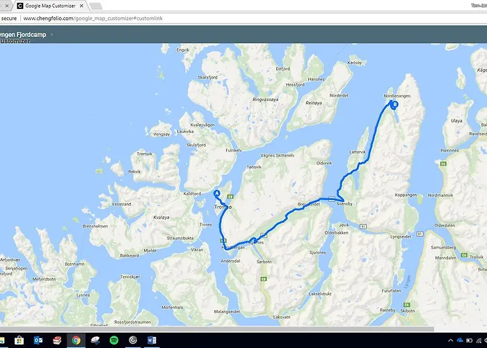 Semesterbostad Lyngen Fjordcamp